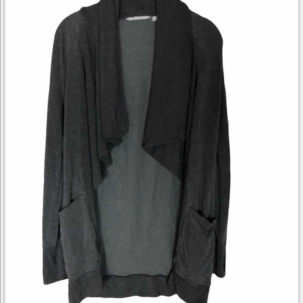 ATHLETA Dark Gray Cardigan XXS